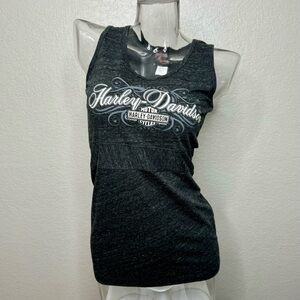 Harley Davidson Heathered Gray Harley Davidson Tank Top Size Medium